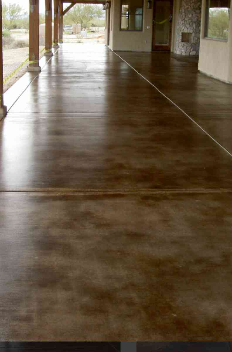 Acid staining concrete - Tempe, Arizona - FleaMarketBay