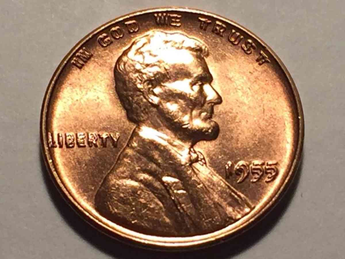 US 1955 AU RARE DOUBLED DIE LINCOLN HEAD WHEAT PENNY COIN - Denham Springs, Louisiana - FleaMarketBay