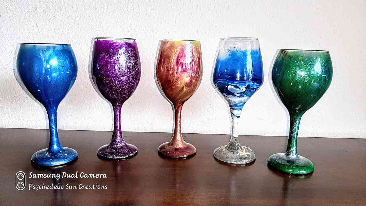 Custom Created Wine Glasses by the Pair - Englewood, Florida