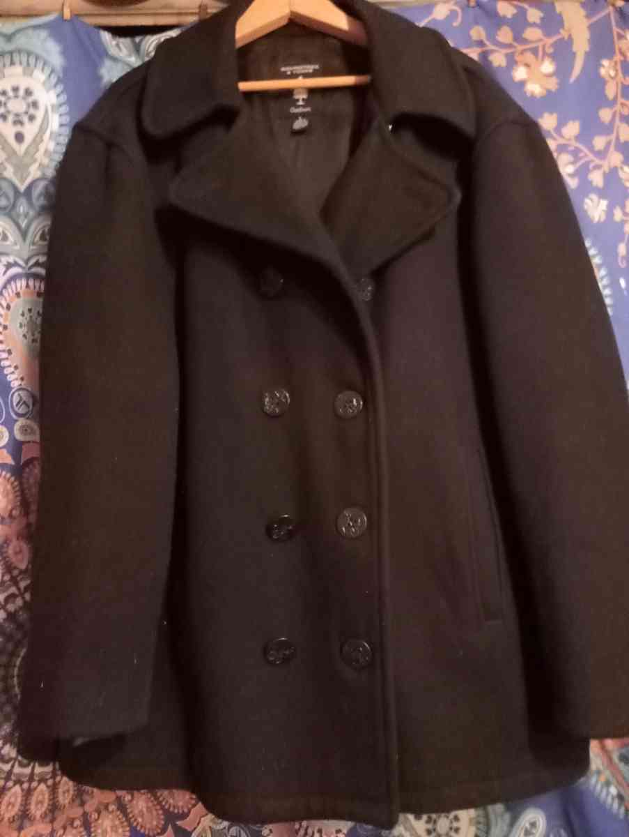 Wool Pea Coat Sz L - Asheville, North Carolina