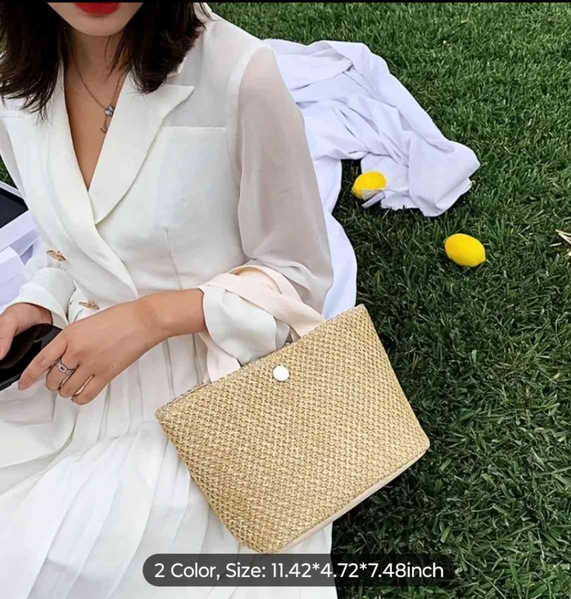 Mini Straw Handbag - Carlton, Georgia - FleaMarketBay