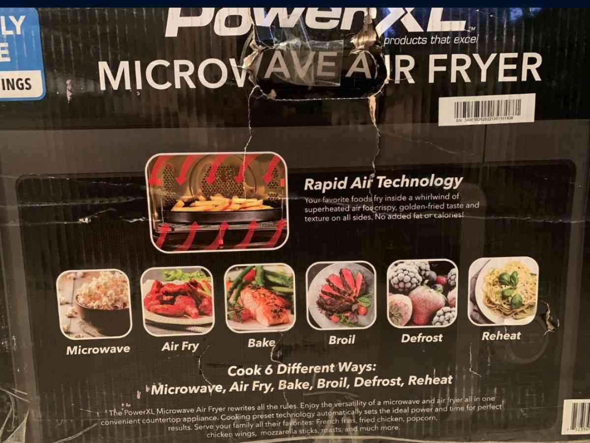PowerXL Microwave Air Fryer - Dublin, Ohio - FleaMarketBay