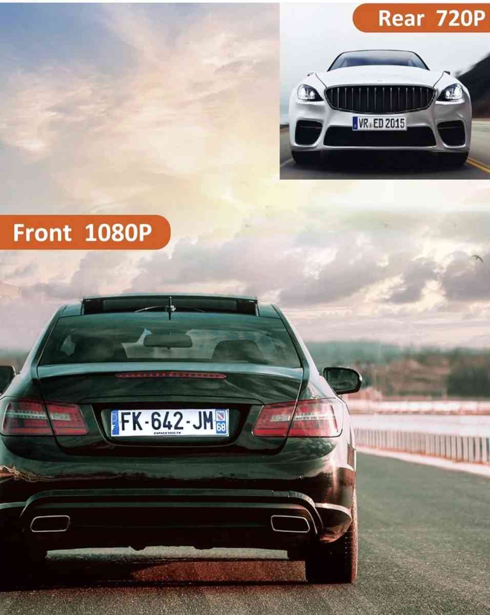 dash camera with front and rear camera accident lock - Evanston, Illinois - FleaMarketBay