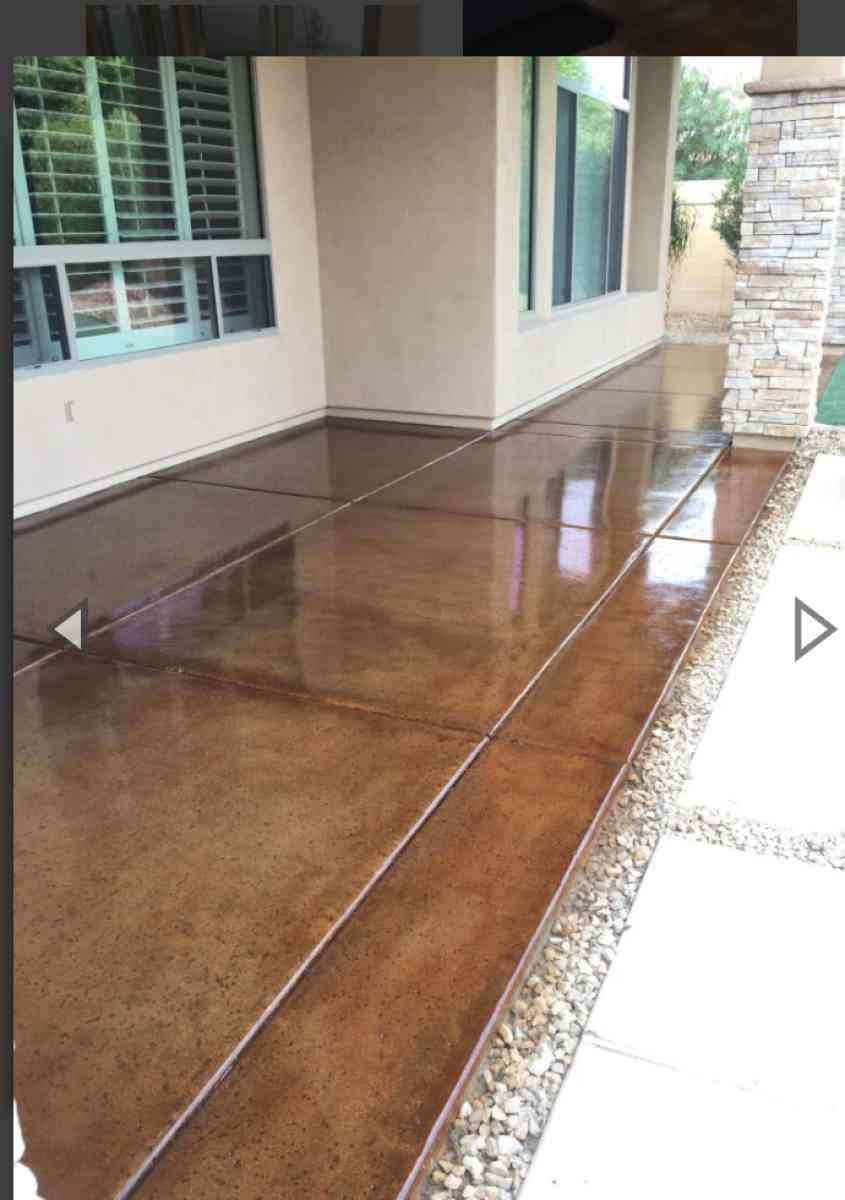 Acid staining concrete - Tempe, Arizona - FleaMarketBay