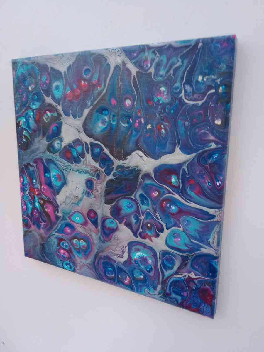 Acrylic Painting on a 12 inch x 12 inch x 1 inch canvas - Christiana, Tennessee