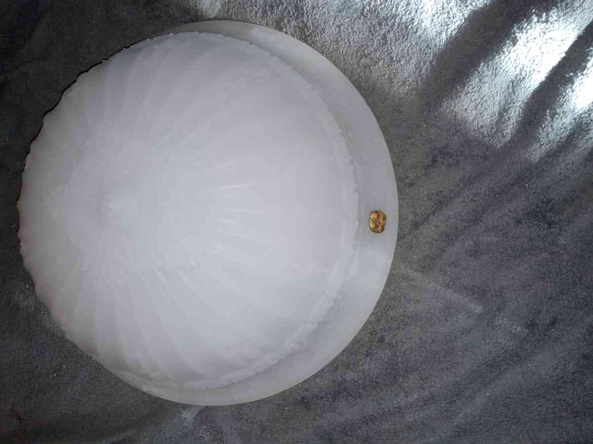 Antique fluted pendent bowl lights - Alexandria, Indiana - FleaMarketBay