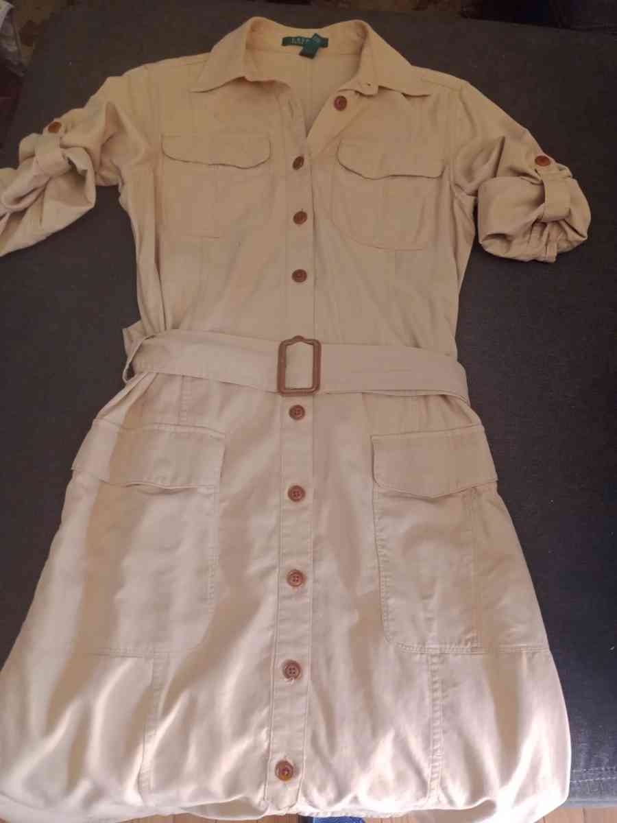Ralph Lauren Vintage Safari Dress sz 8 - Alicia, Arkansas - FleaMarketBay