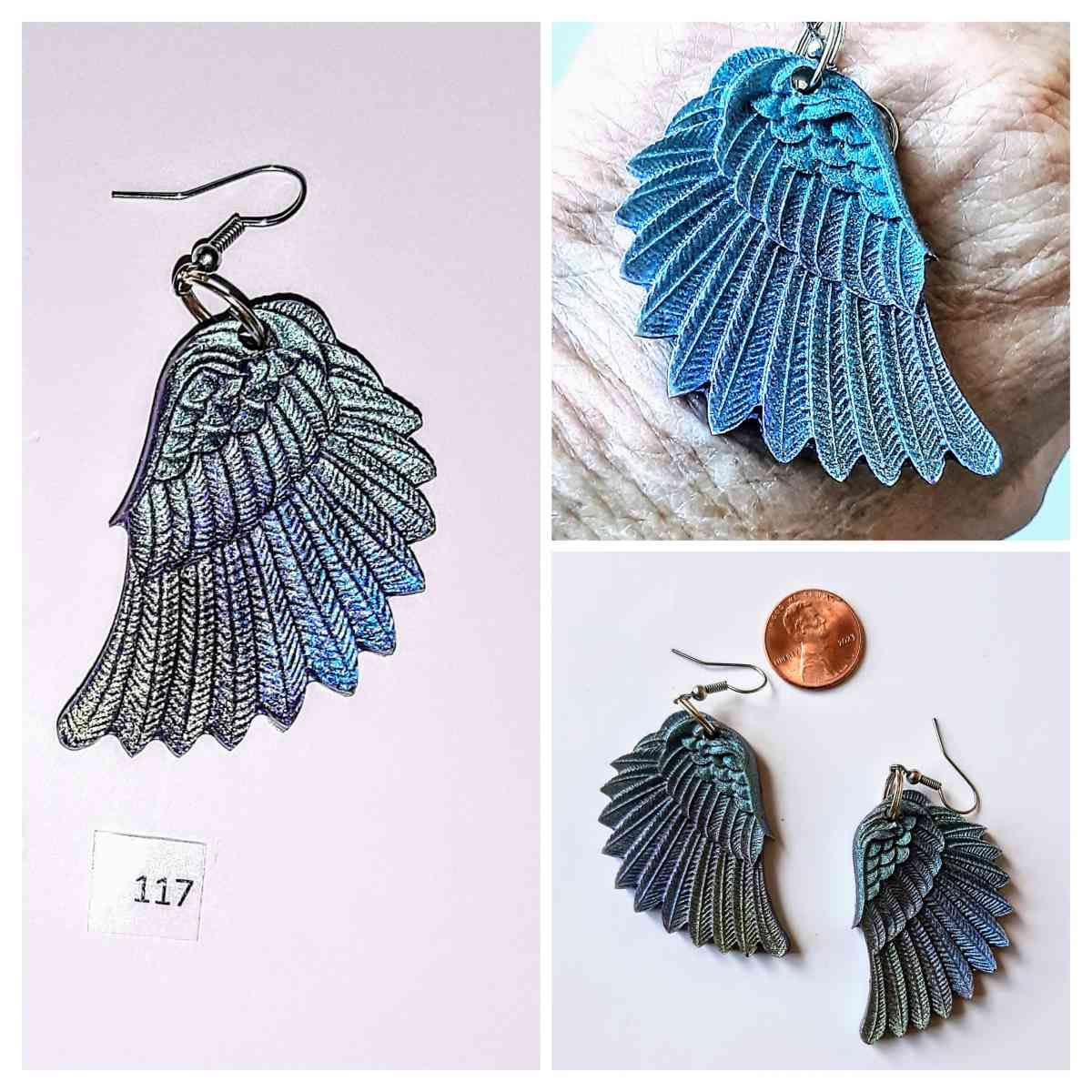 Handcrafted Angel Wing Earrings - Englewood, Florida