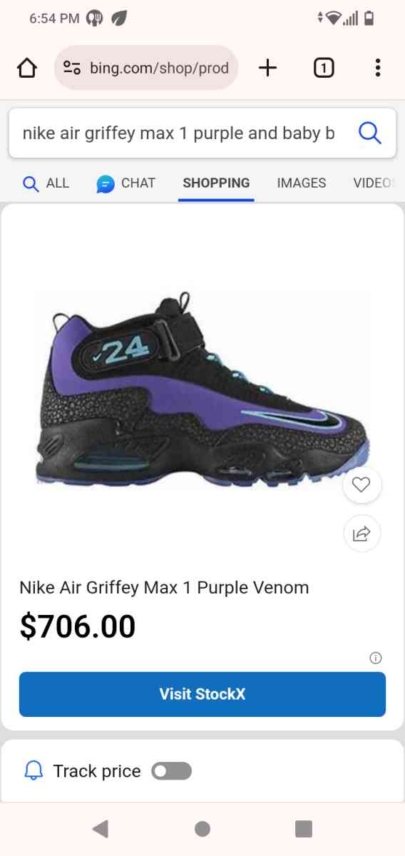 Nike Air Griffey max 1 purple Venom - Lexington, Kentucky - FleaMarketBay
