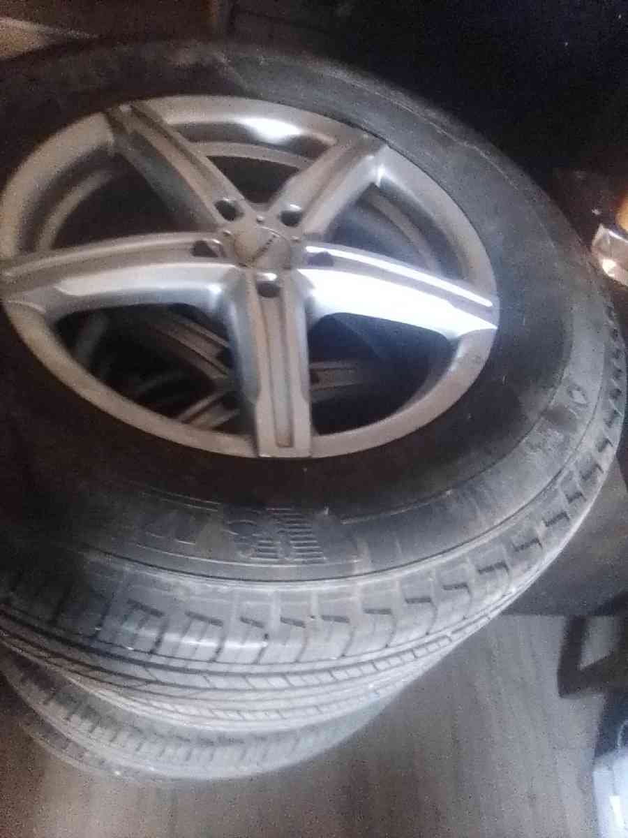 Set of tires Michelin side 17