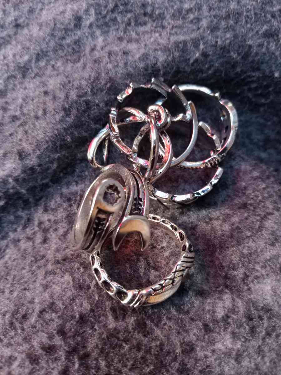 mens ring set silver costume - Winter Park, Florida - FleaMarketBay