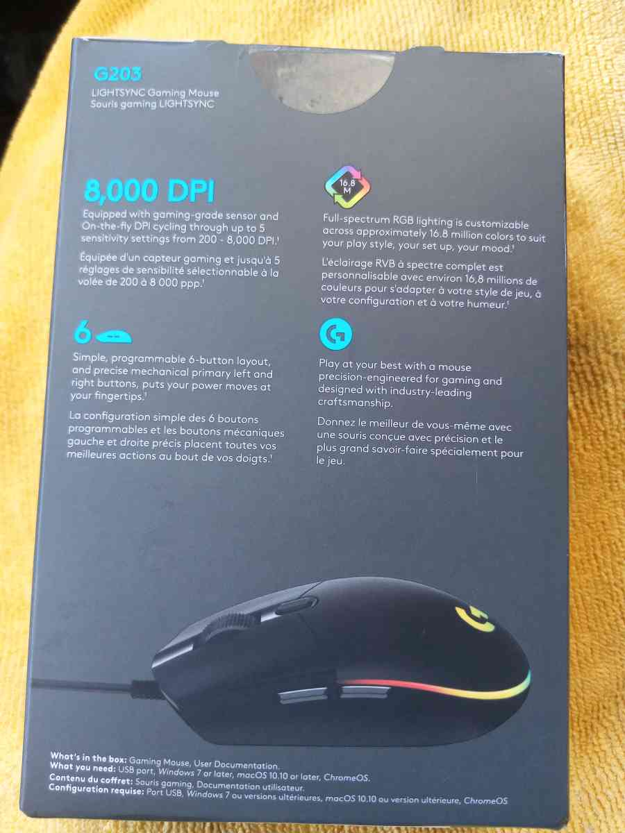 GAMING MOUSE LOGITECH - Arlington, Texas - FleaMarketBay
