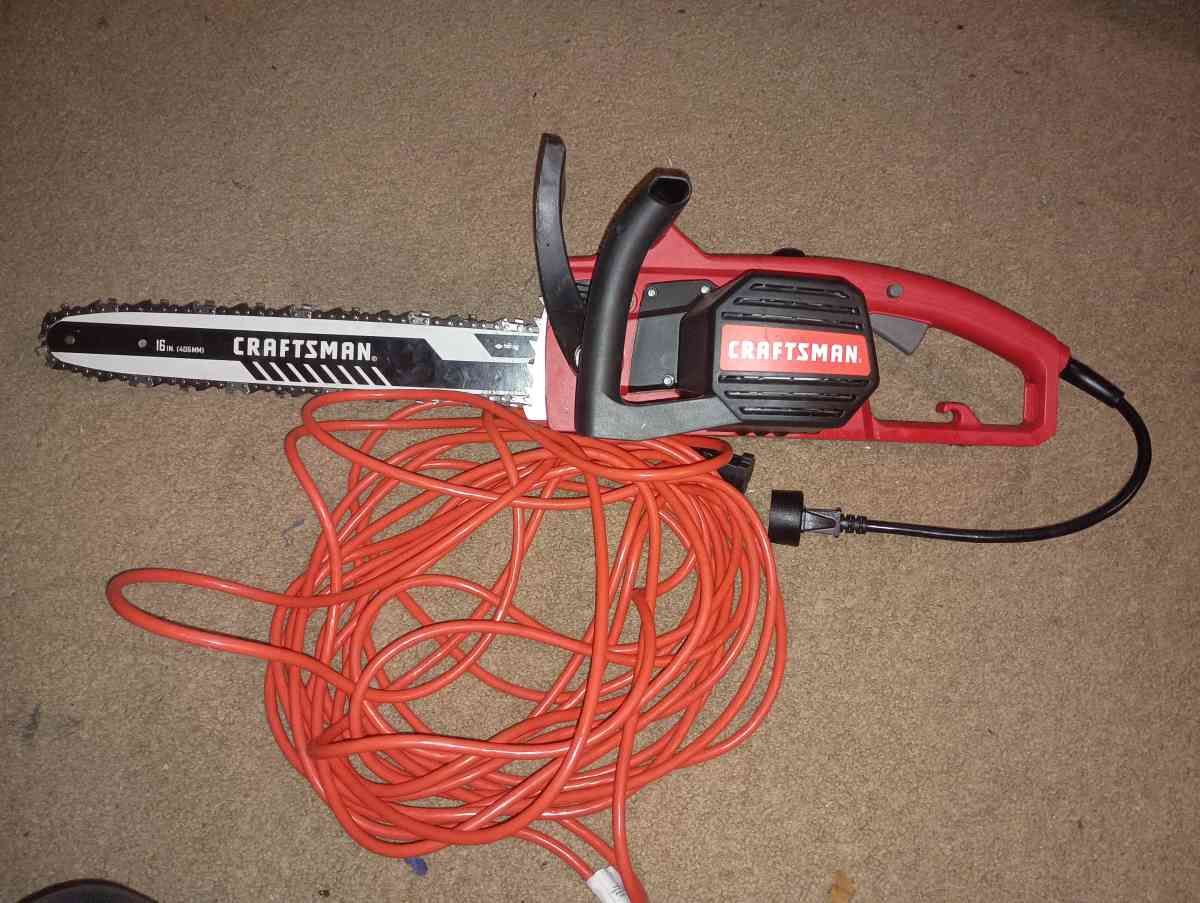 craftsman electric chainsaw - Jeff, Kentucky