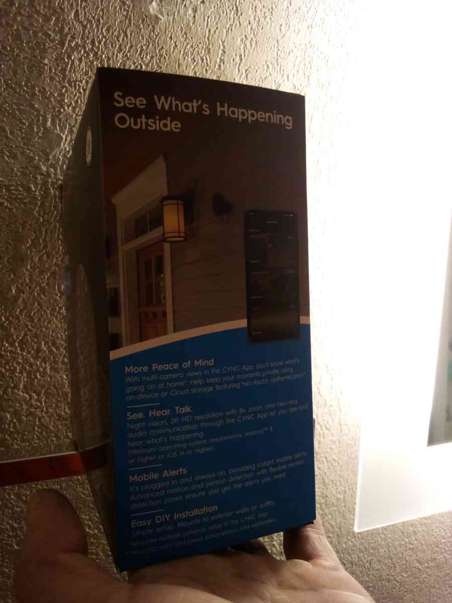 CYNC Outdoor Wired Smart Camera - Buffalo, New York - FleaMarketBay