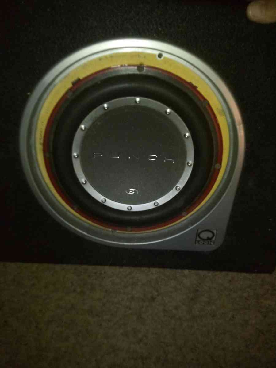 Rockford fosgate punch 2 amp with punch 2 subwoofer - Warren, Michigan - FleaMarketBay