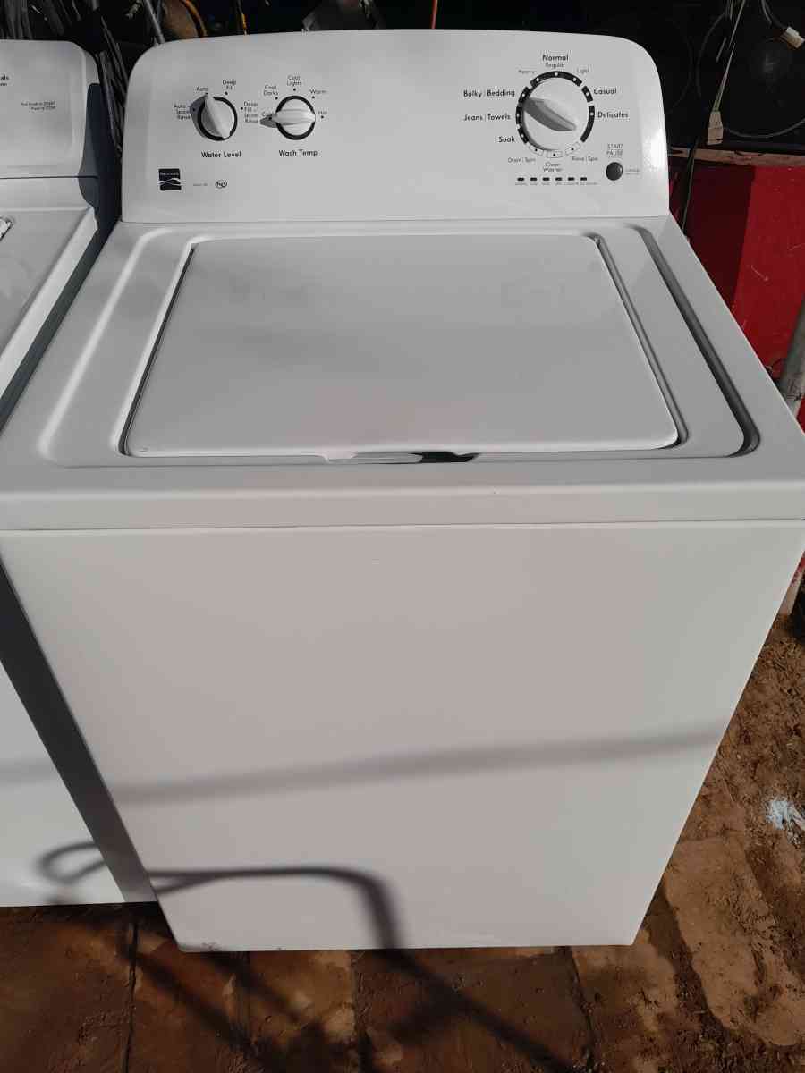 WASHER KENMORE WHITE ON WHITE WITH WARRANTY 6 MONTHS - Alicia, Arkansas - FleaMarketBay