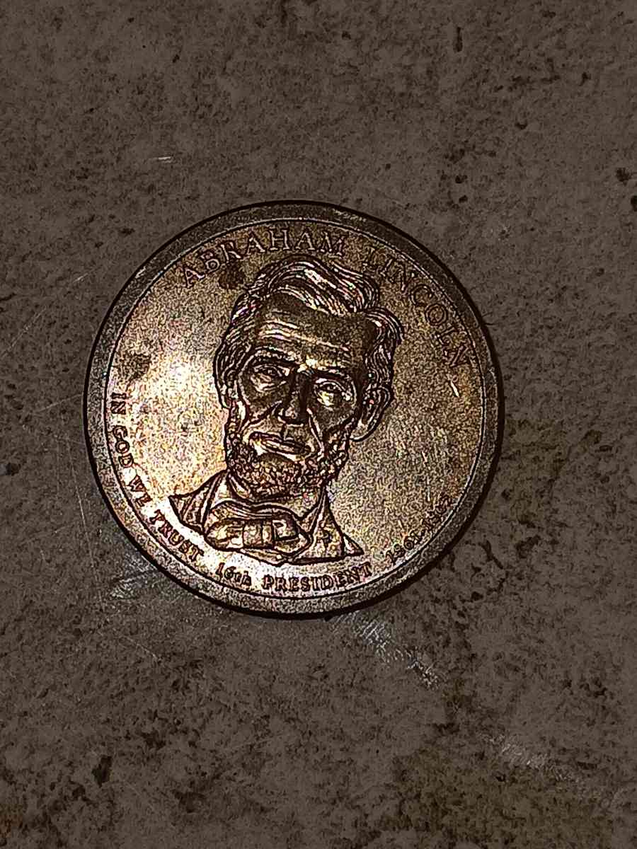 abraham Lincoln 1861 1865 gold dollar coin - Fort Lauderdale, Florida