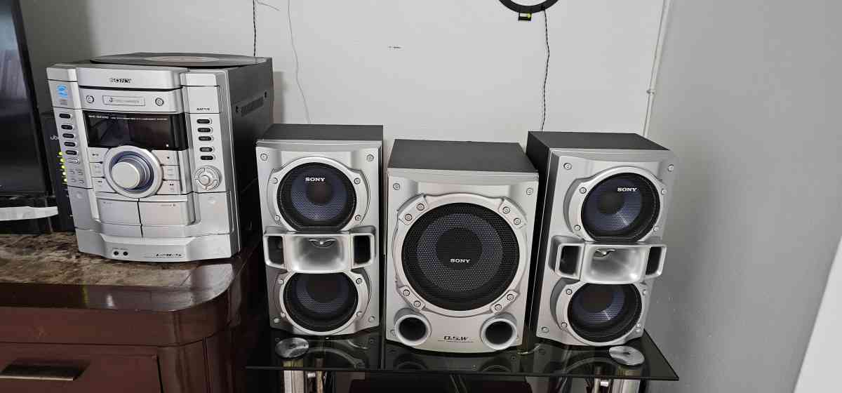 radio sony 3 disc changer