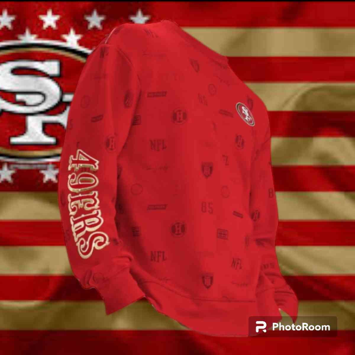San Francisco 49ers Tommy Hilfiger Reid Graphic Pullover Swe - Manassas, Virginia - FleaMarketBay