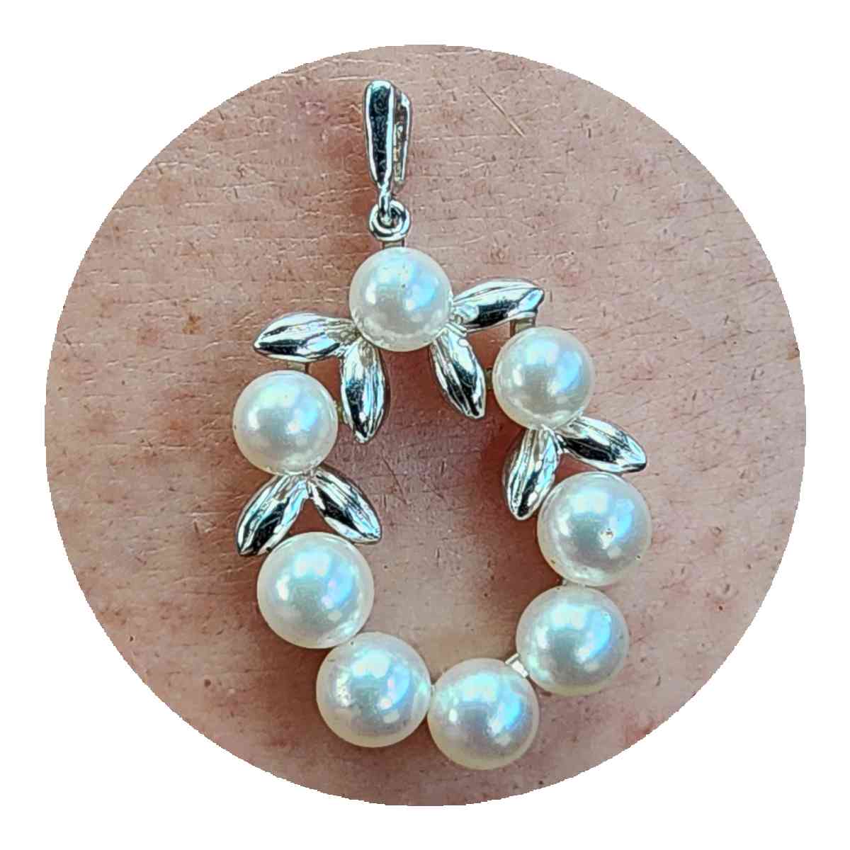 Mikimoto Luxury Akoya Pearls 925 Wreath Pendant - Colorado Springs, Colorado