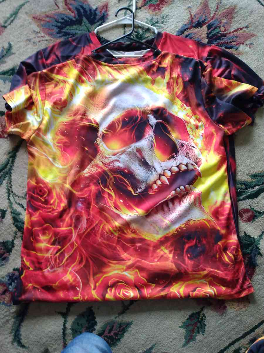 skull shirts - Portland, Arkansas - FleaMarketBay