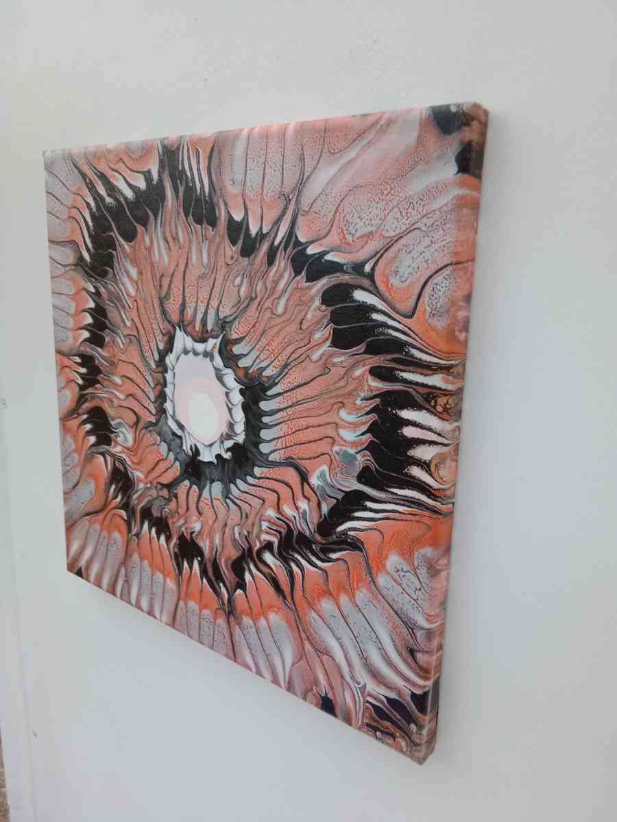 Arylic Painting on a 12 inch x 12 inch x 1 inch canvas - Christiana, Tennessee - FleaMarketBay