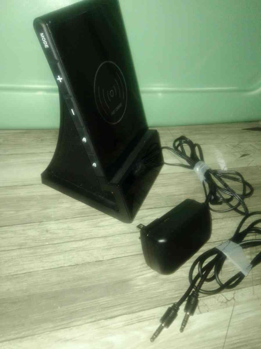 Bluetooth 50 Speaker Alarm Clock Mobile Phone Stand Wireless - Los Angeles, California - FleaMarketBay