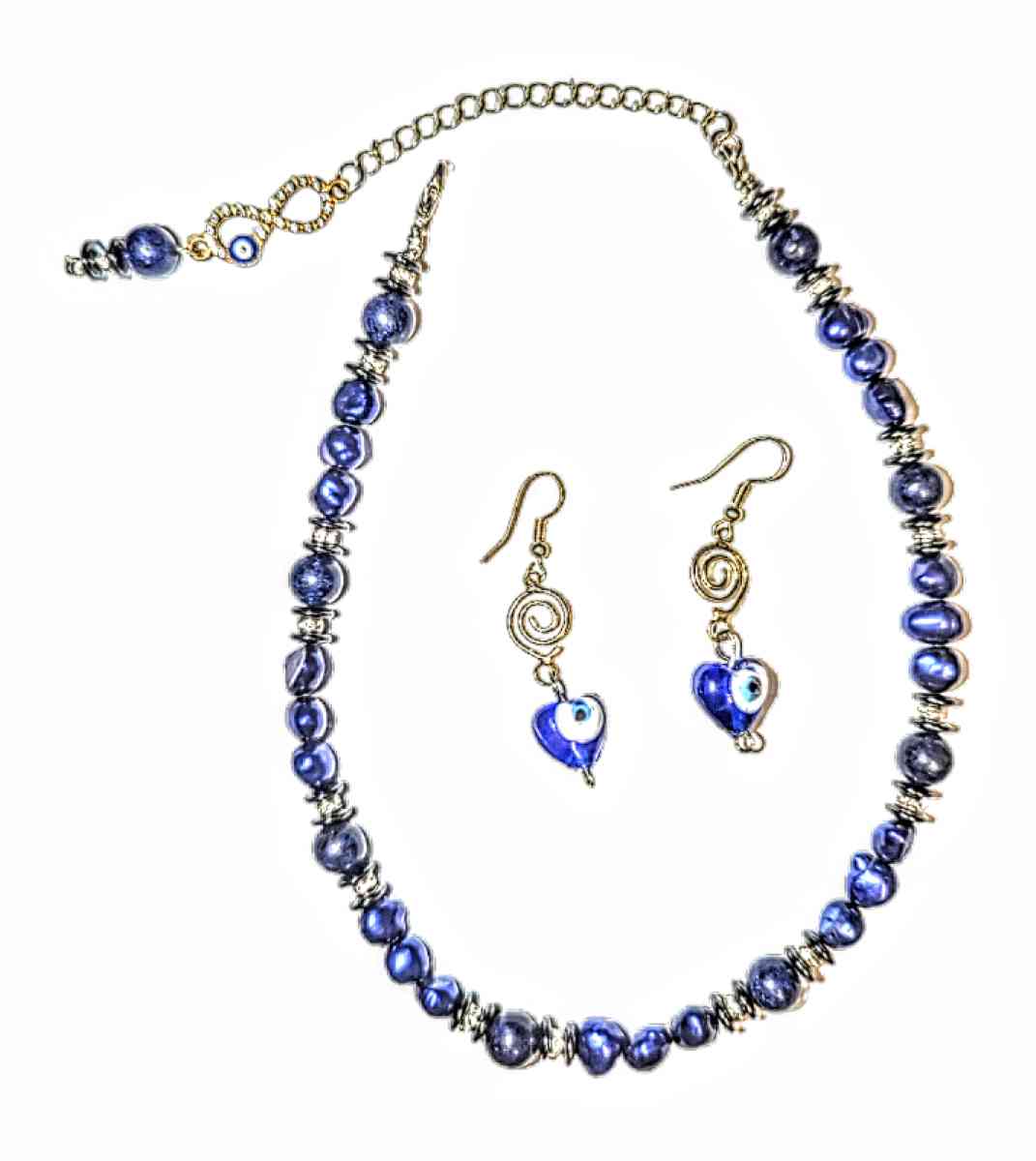 Necklace with earrings