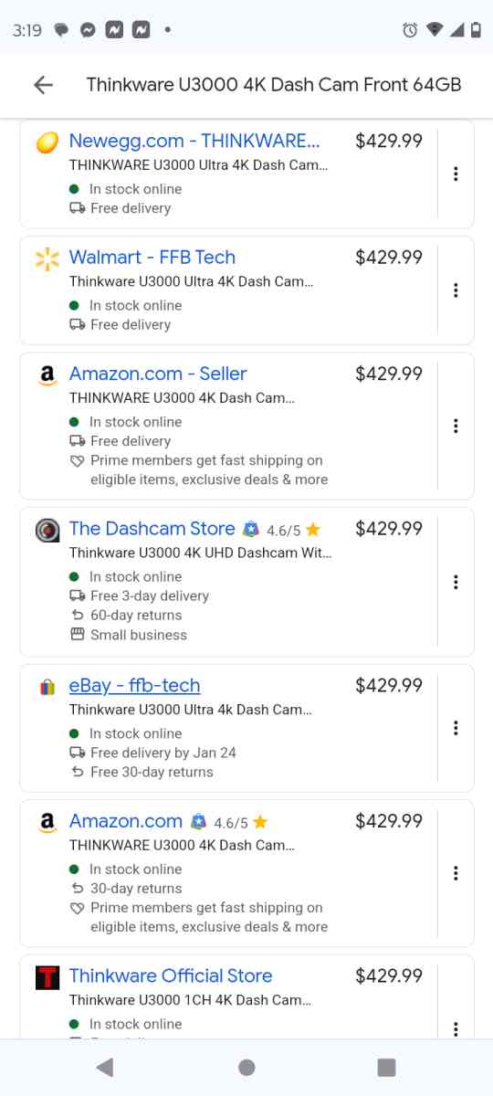 thinkware dash cam - Chicago, Illinois - FleaMarketBay