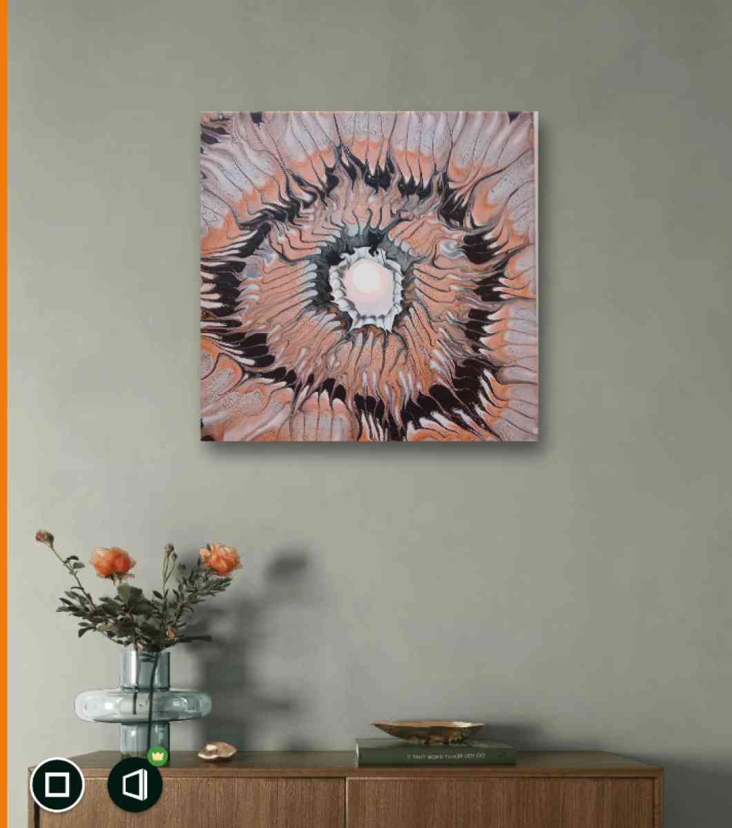 Arylic Painting on a 12 inch x 12 inch x 1 inch canvas - Christiana, Tennessee - FleaMarketBay