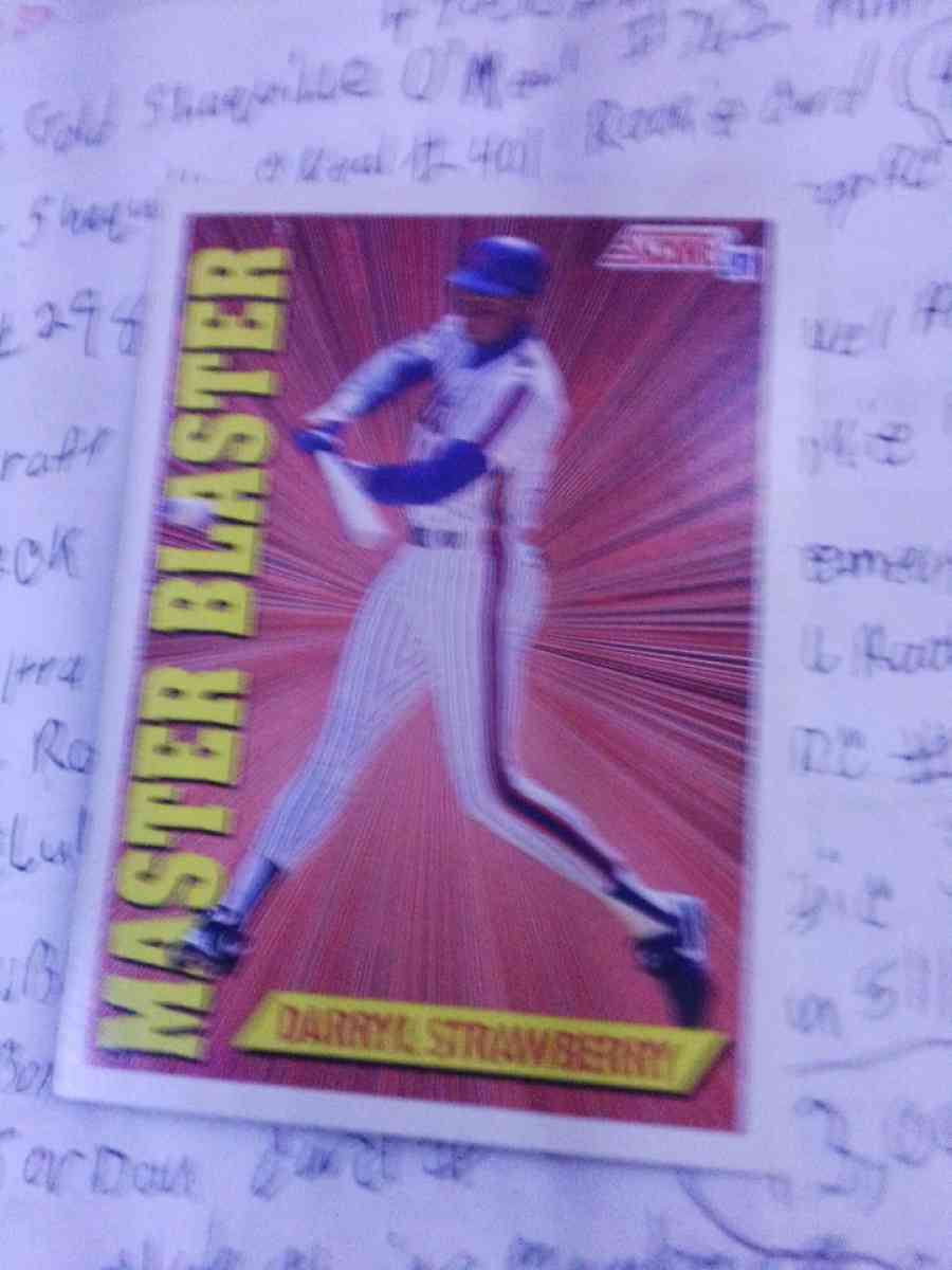 Master blaster Dale strawberry baseball card - Bartow, Georgia