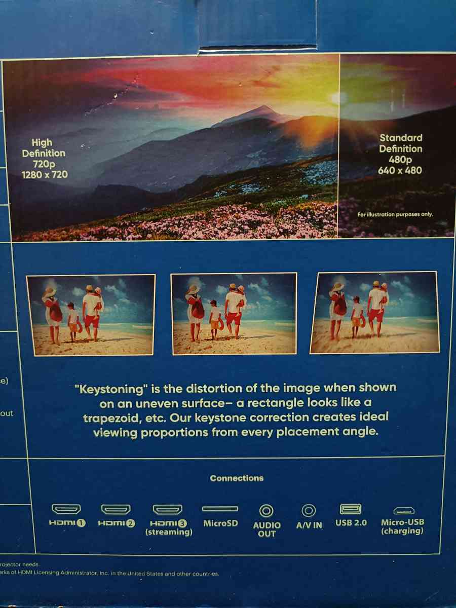 onn  HD Projector with HDMI Cable - Montrose, Colorado