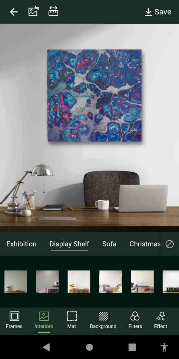 Acrylic Painting on a 12 inch x 12 inch x 1 inch canvas - Christiana, Tennessee - FleaMarketBay