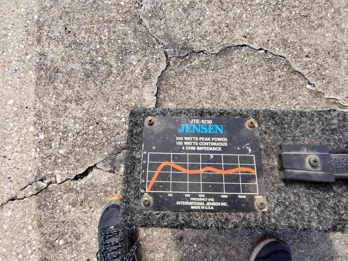 vintage Jensen jte 1030 portable car speakers - Bacliff, Texas - FleaMarketBay