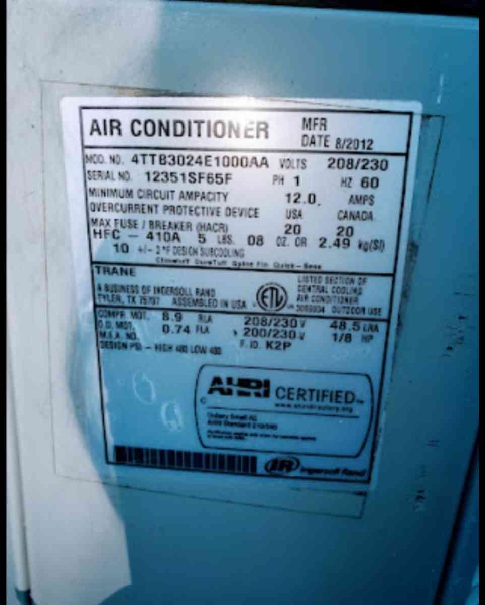 central air - Labelle, Florida - FleaMarketBay