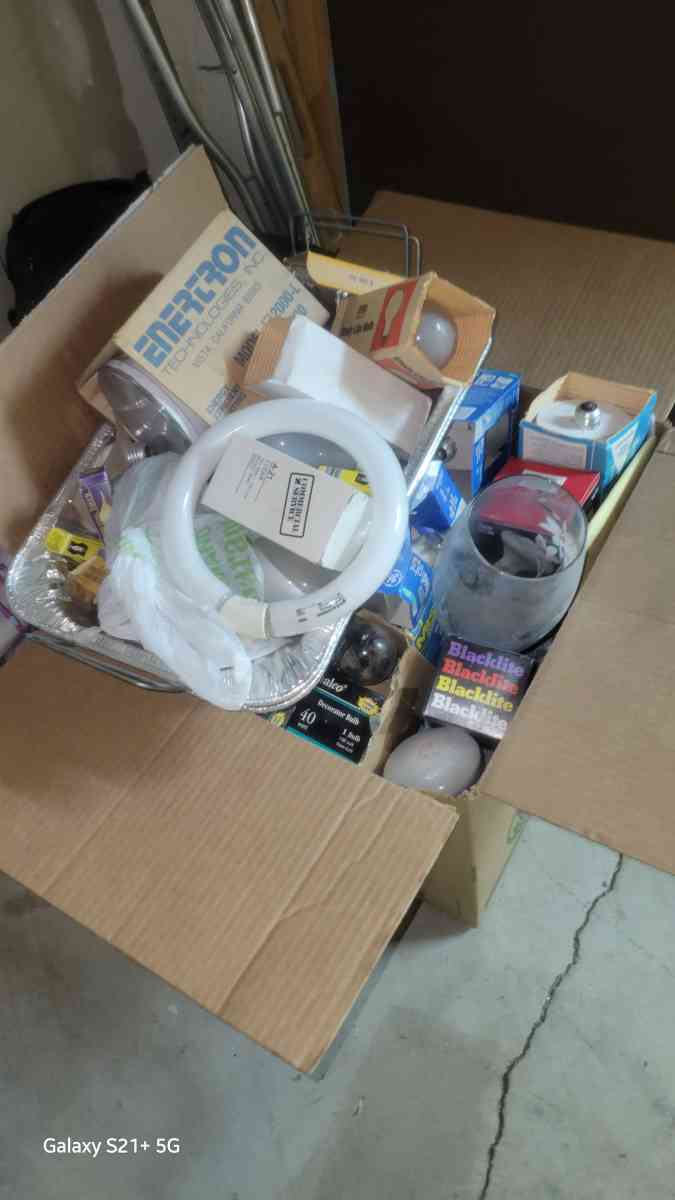 many different types and sizes of light bulbs and fixtures - Las Vegas, Nevada