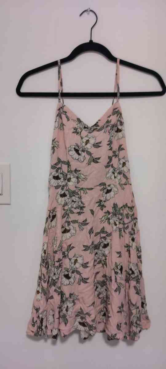 Cotton On Pink Floral Spaghetti Strap Dress - Los Angeles, California - FleaMarketBay