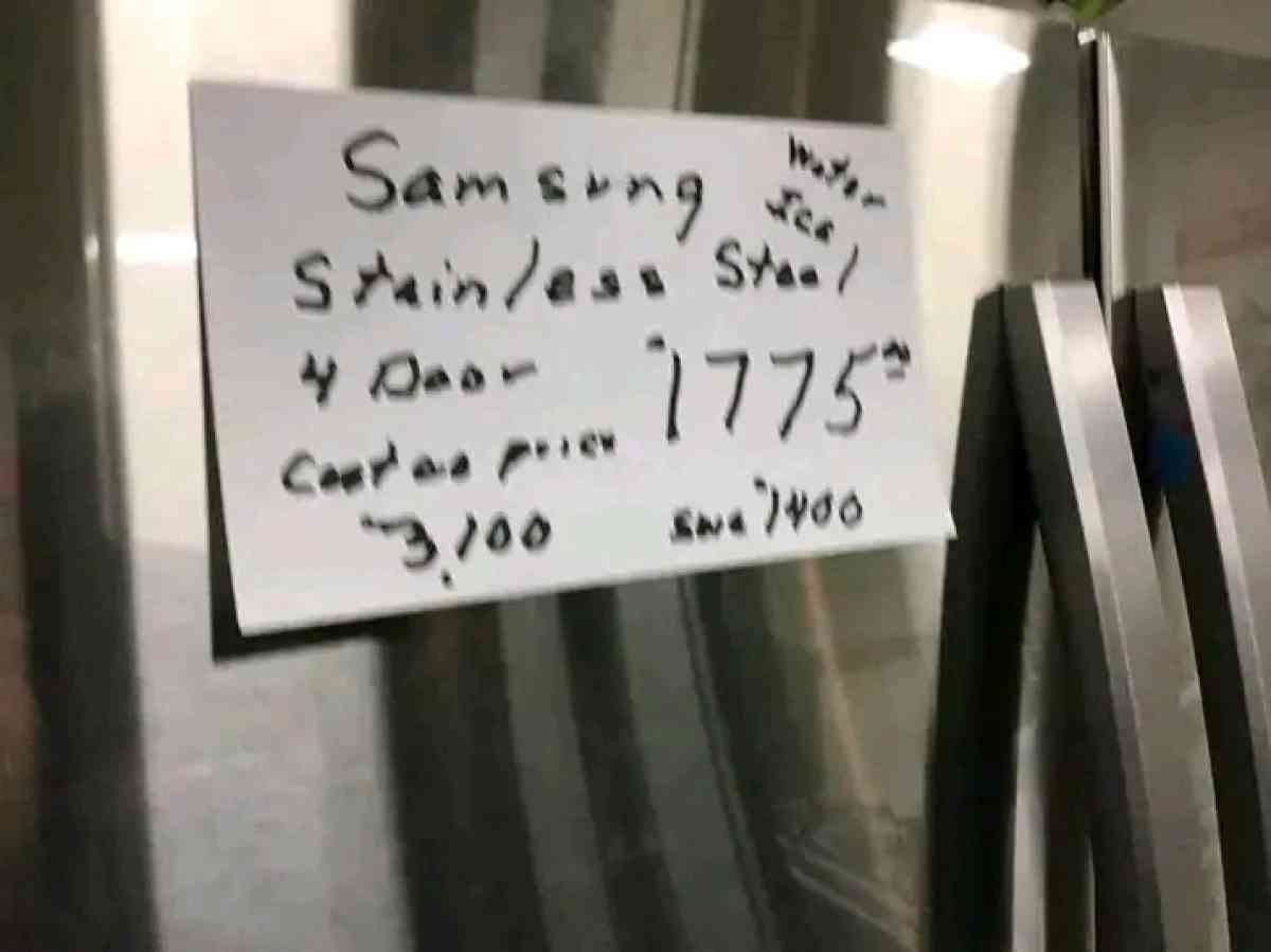 Samsung stainless steel 4 door refrigerator - Charlotte, North Carolina