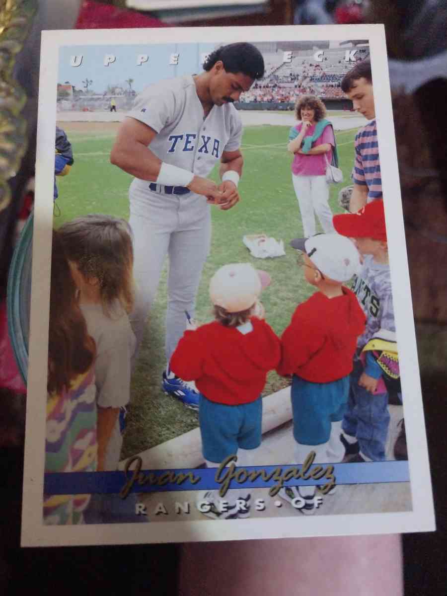 Juan Gonzalez Baseball Card