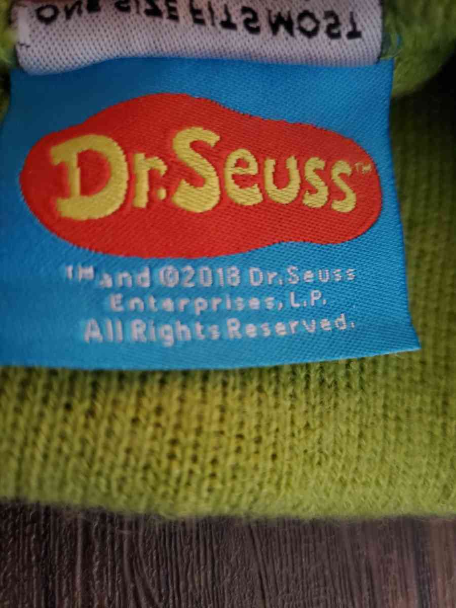 Dr Seuss  The Grinch Who Stole Christmas Beanie wPom - Sebring, Florida - FleaMarketBay