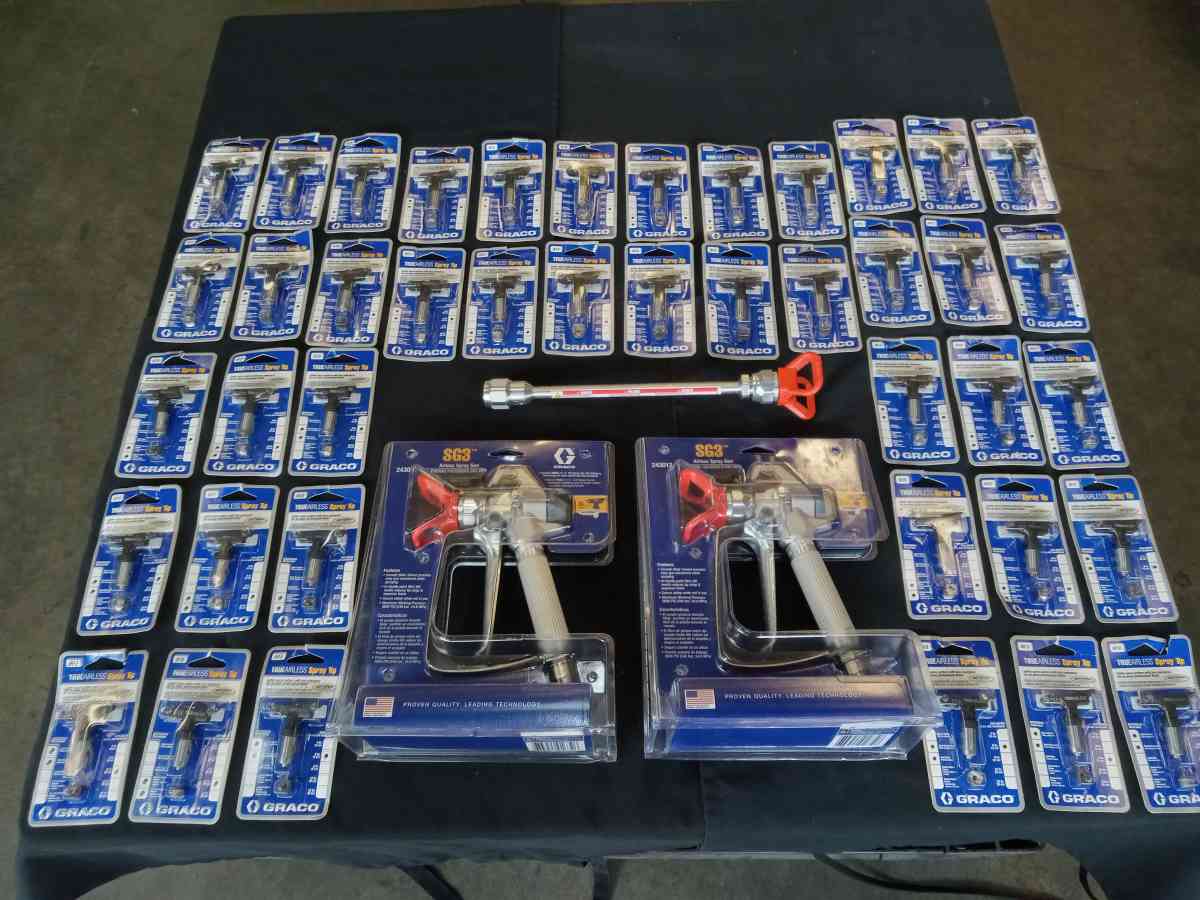 Painter Spray Guns and Spray tips - Long Beach, Mississippi - FleaMarketBay