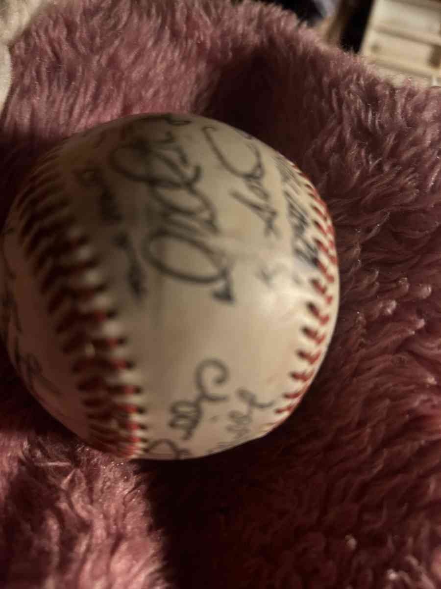 baseball signed by braves team owner - Piedmont, Alabama