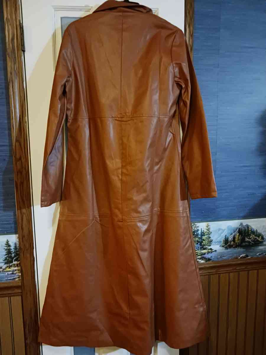 Long Pleather Jacket - Middleburg, Pennsylvania - FleaMarketBay