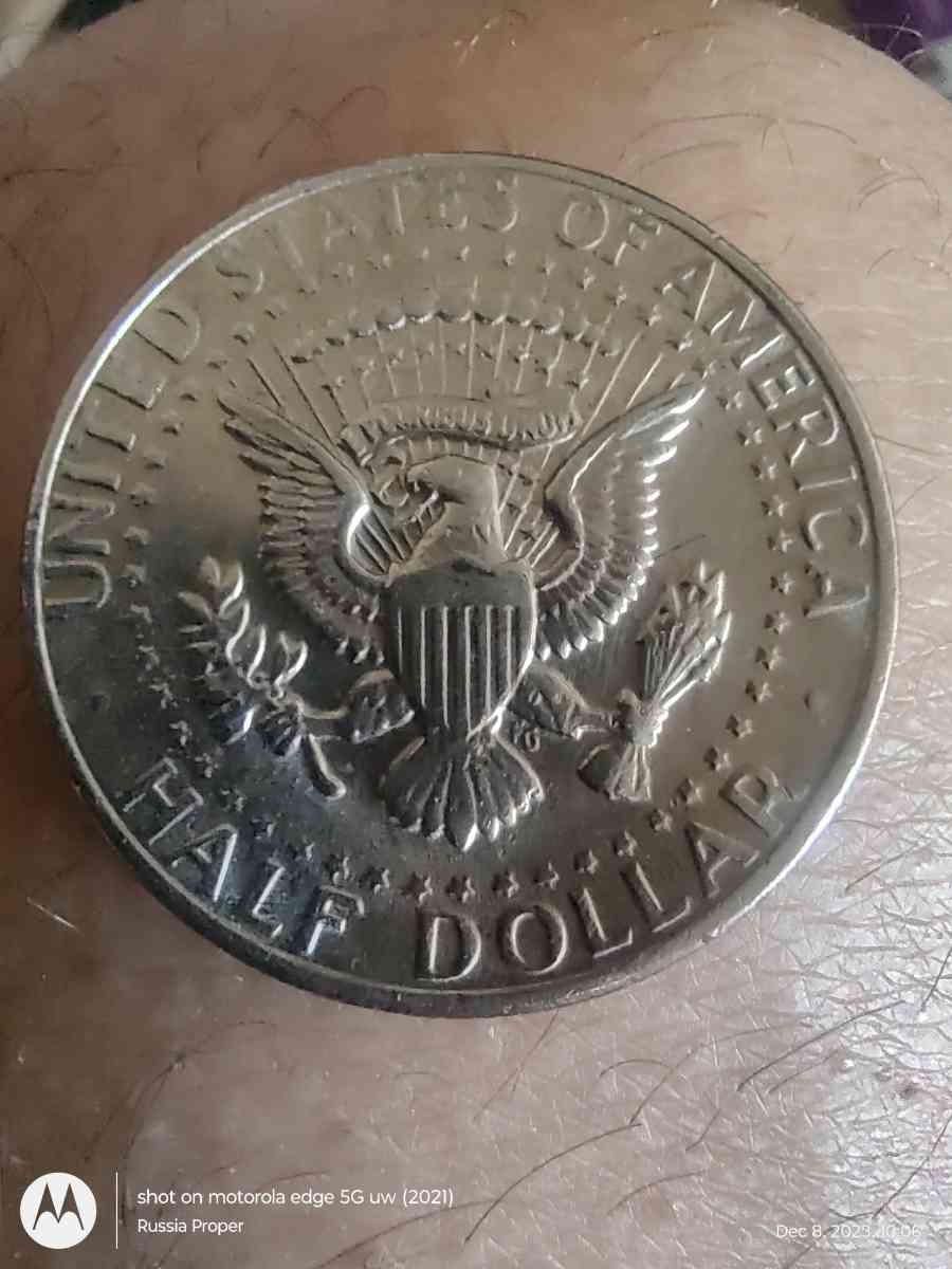 1971 D half dollar - Adelanto, California - FleaMarketBay