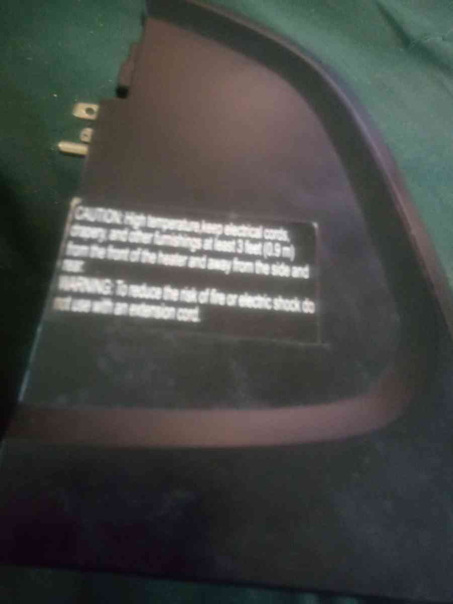 plug in small powerful heater   works very well - San Jose, California