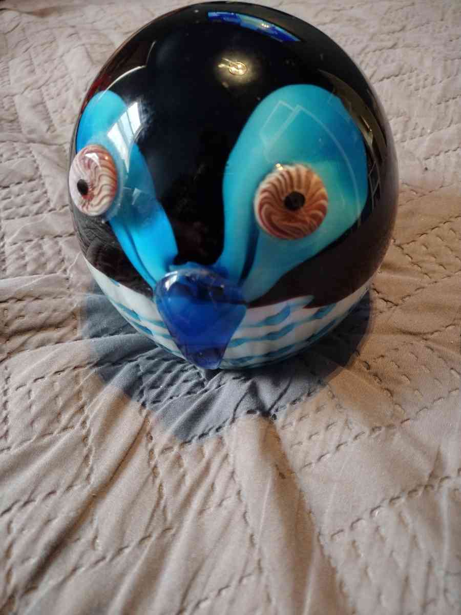 glass owl centerpiece - Passaic, New Jersey - FleaMarketBay