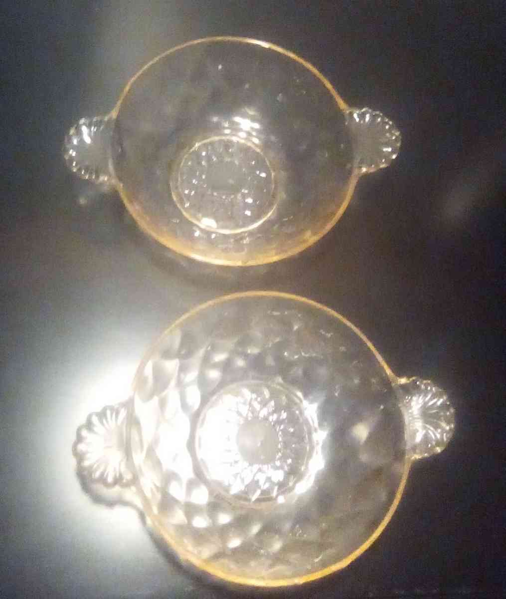 Rare Pink Depression Glass Individual Fruit Bowls - Arlington, Tennessee