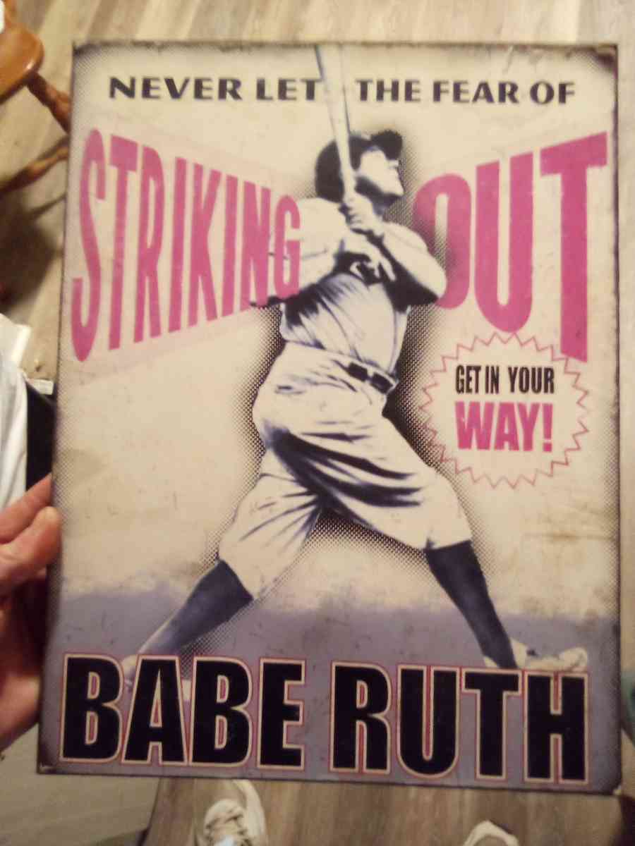 Babe Ruth poster - Wilkesboro, North Carolina - FleaMarketBay