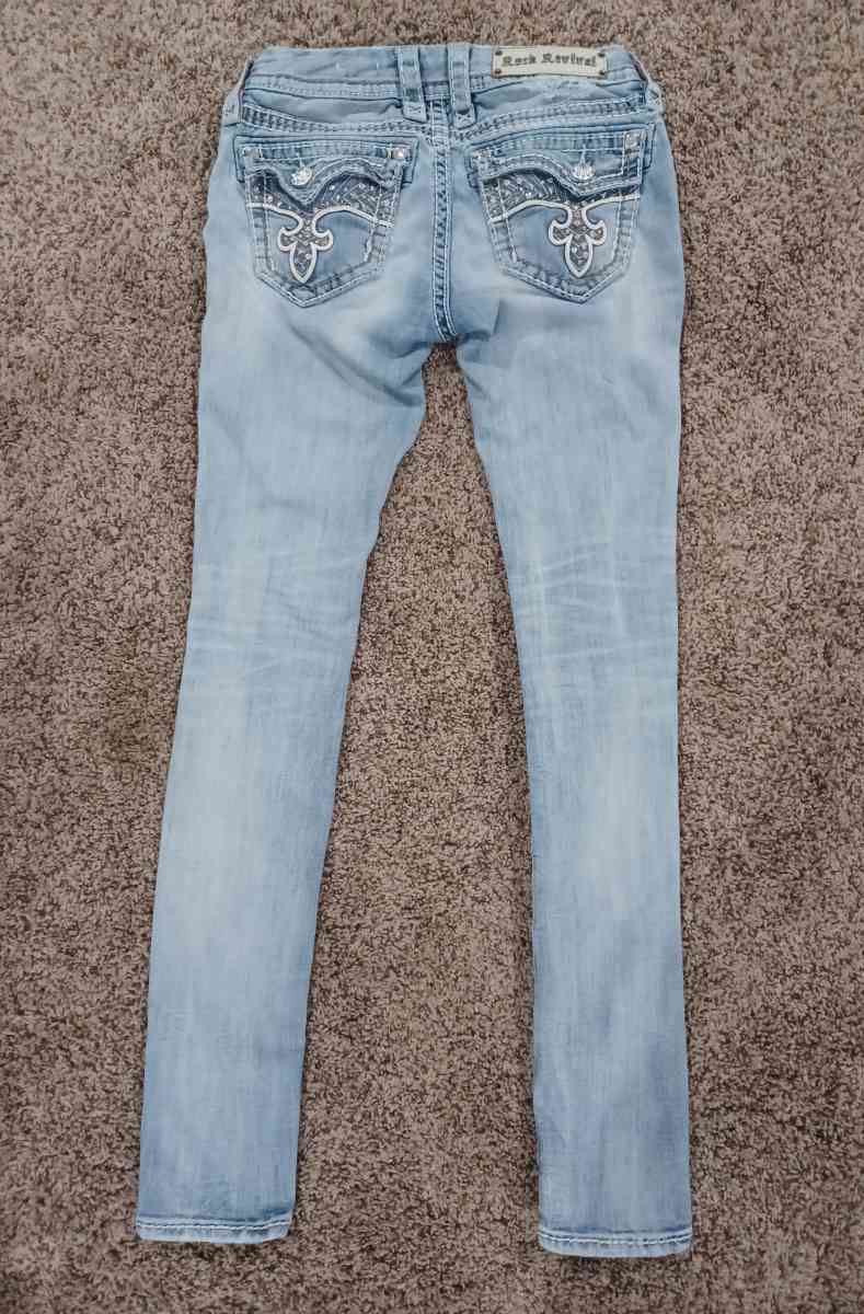 WOMENS ROCK REVIVAL JEANS ALL SZ 26 - Cedar Falls, Iowa - FleaMarketBay