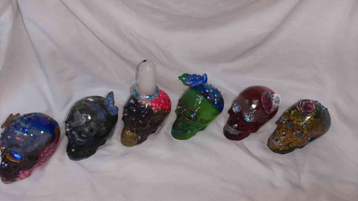 Original Day of the Dead Handcrafted Skulls Medium - Englewood, Florida